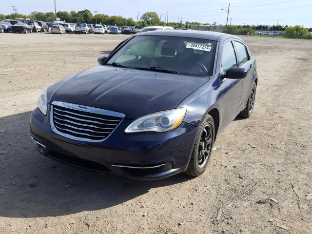 1C3CCBABXEN142239 - 2014 CHRYSLER 200 LX BLUE photo 2