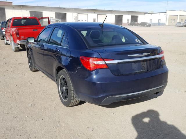 1C3CCBABXEN142239 - 2014 CHRYSLER 200 LX BLUE photo 3