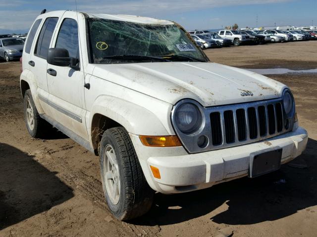 1J4GL58KX6W252184 - 2006 JEEP LIBERTY LI WHITE photo 1