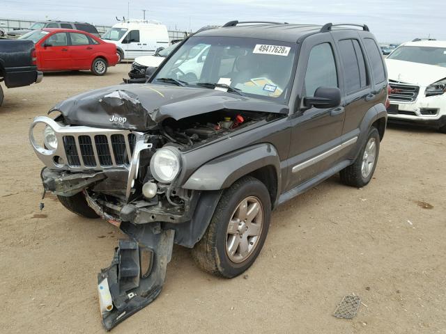 1J4GK58K36W195488 - 2006 JEEP LIBERTY LI GRAY photo 2