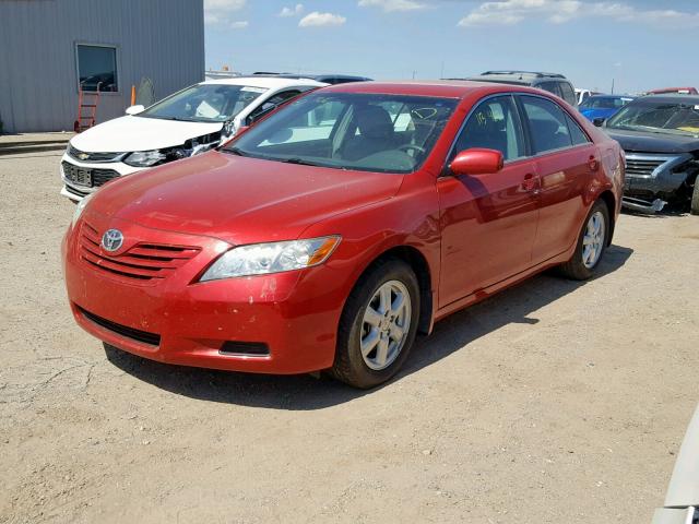 4T4BE46K07R008677 - 2007 TOYOTA CAMRY NEW RED photo 2