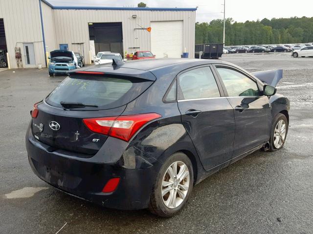 KMHD35LE7DU024447 - 2013 HYUNDAI ELANTRA GT BLACK photo 4