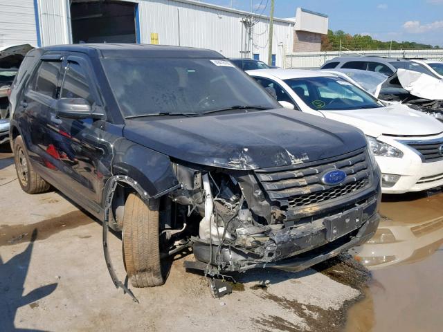 1FM5K8AR0HGB40589 - 2017 FORD EXPLORER P BLACK photo 1