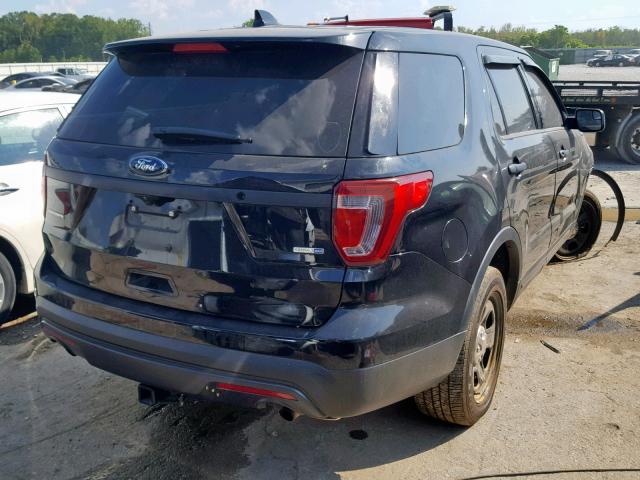 1FM5K8AR0HGB40589 - 2017 FORD EXPLORER P BLACK photo 4