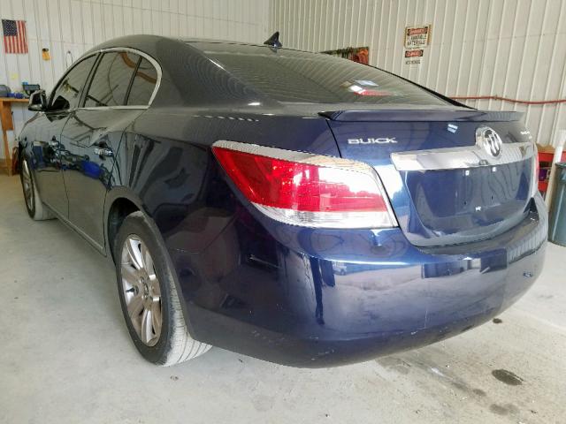 1G4GC5EC8BF368489 - 2011 BUICK LACROSSE C BLUE photo 3