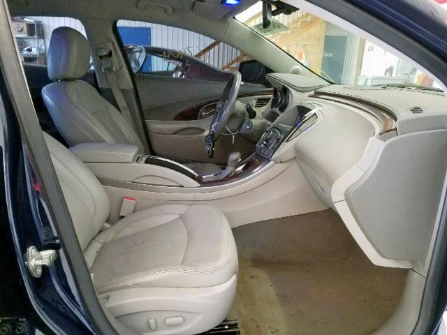 1G4GC5EC8BF368489 - 2011 BUICK LACROSSE C BLUE photo 5