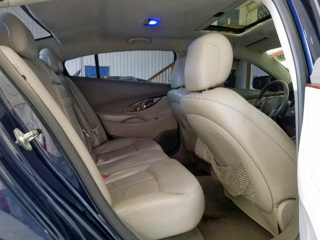 1G4GC5EC8BF368489 - 2011 BUICK LACROSSE C BLUE photo 6