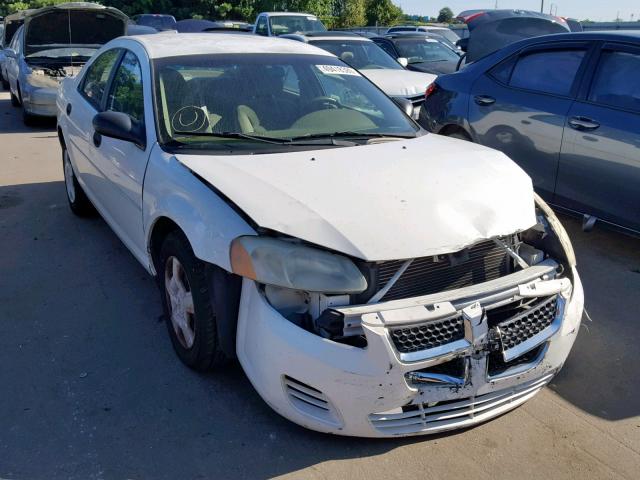 1B3EL36T34N123186 - 2004 DODGE STRATUS SE WHITE photo 1