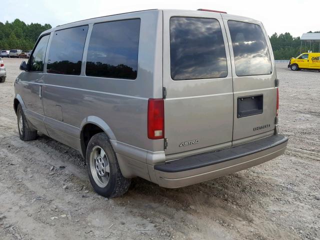 1GNDM19X33B112786 - 2003 CHEVROLET ASTRO GOLD photo 3