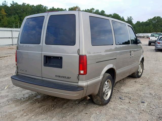 1GNDM19X33B112786 - 2003 CHEVROLET ASTRO GOLD photo 4