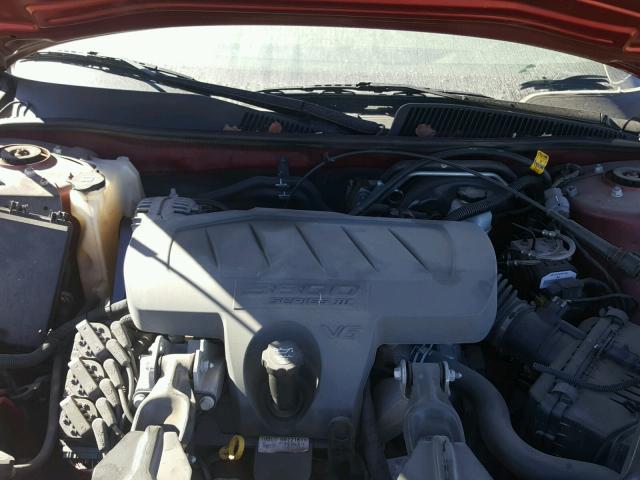 2G4WD582471243158 - 2007 BUICK LACROSSE C MAROON photo 7