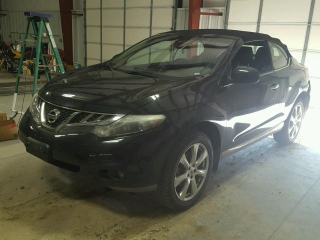 JN8AZ1FY5DW200182 - 2013 NISSAN MURANO CRO BLACK photo 2