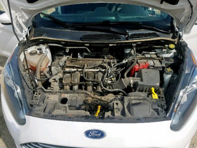 3FADP4TJ4GM127551 - 2016 FORD FIESTA S WHITE photo 7