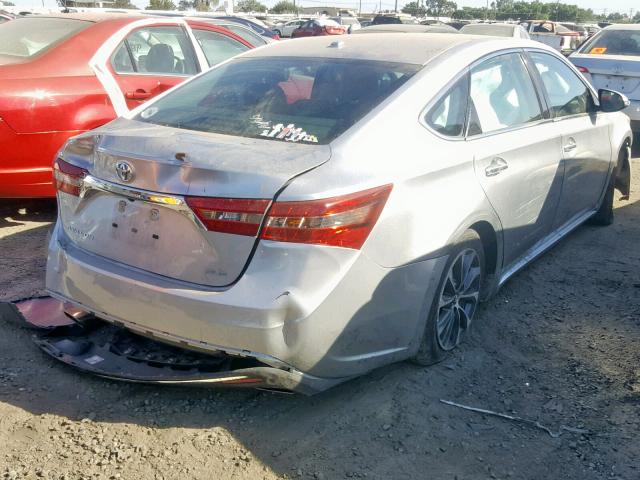 4T1BK1EBXJU284648 - 2018 TOYOTA AVALON XLE SILVER photo 4