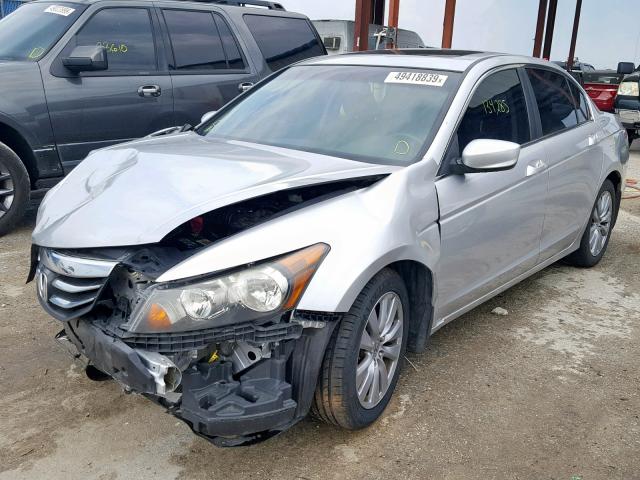 1HGCP2F83CA222579 - 2012 HONDA ACCORD EXL SILVER photo 2