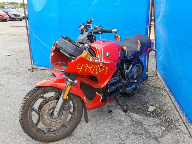 WB1057206H0150209 - 1987 BMW K75 S RED photo 2