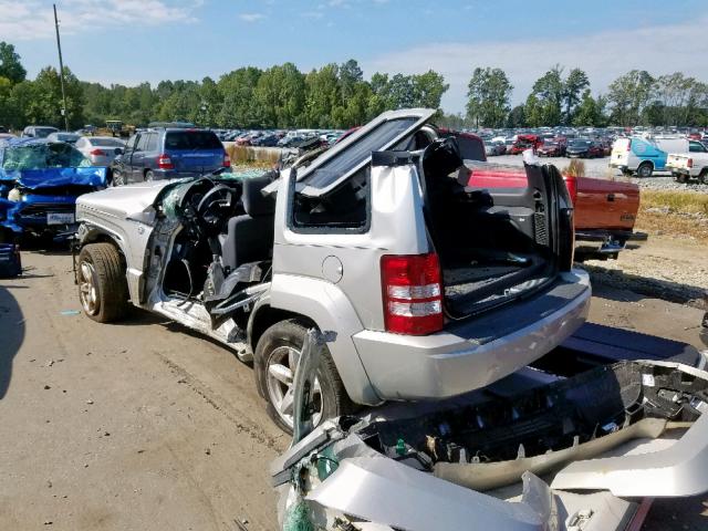 1J8GN58K49W543079 - 2009 JEEP LIBERTY LI SILVER photo 3