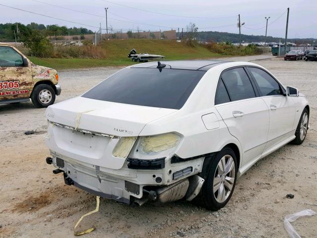 WDDHF2EB2BA416433 - 2011 MERCEDES-BENZ E 350 BLUE WHITE photo 4