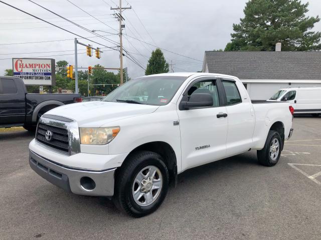 5TBBT54127S457389 - 2007 TOYOTA TUNDRA DOU WHITE photo 1