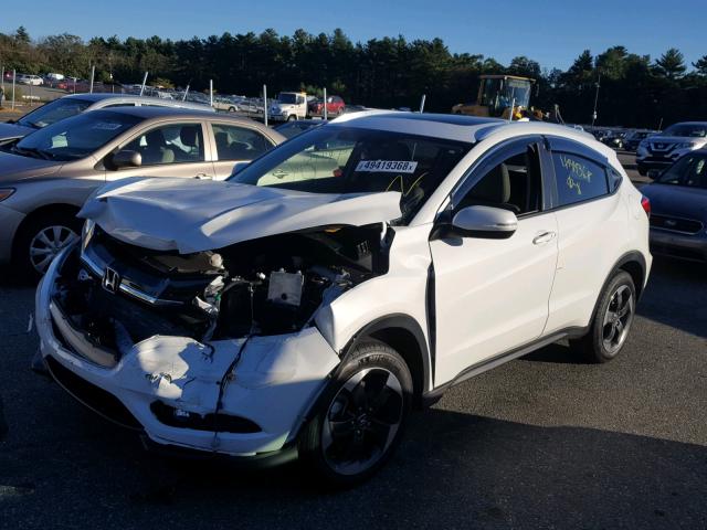 3CZRU6H78JM723071 - 2018 HONDA HR-V EXL WHITE photo 2