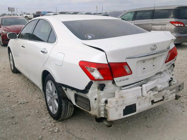 JTHBJ46GX82157440 - 2008 LEXUS ES 350 WHITE photo 3