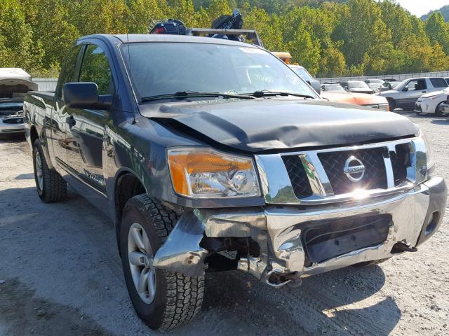 1N6BA0CC6BN300351 - 2011 NISSAN TITAN S GRAY photo 1