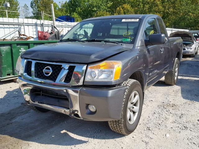 1N6BA0CC6BN300351 - 2011 NISSAN TITAN S GRAY photo 2