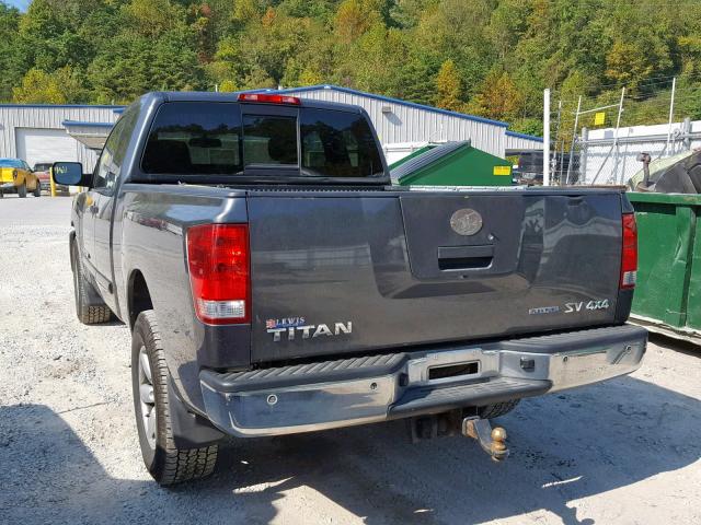 1N6BA0CC6BN300351 - 2011 NISSAN TITAN S GRAY photo 3