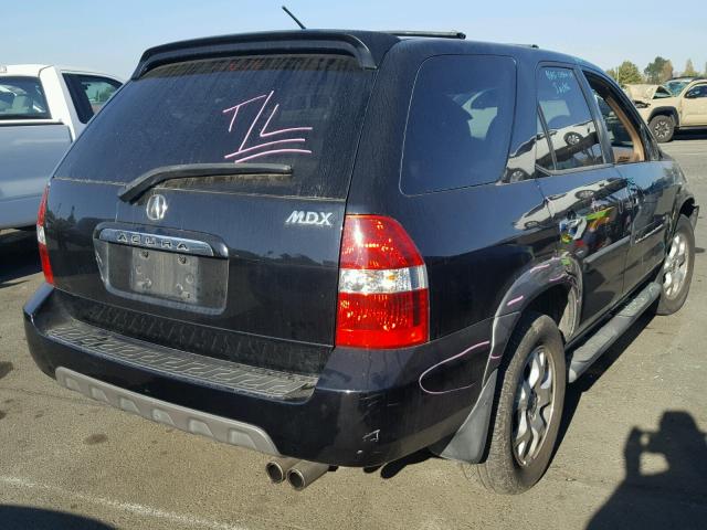 2HNYD18841H532723 - 2001 ACURA MDX TOURIN BLACK photo 4