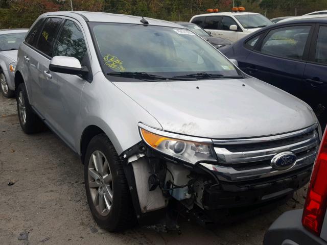 2FMDK4JC8EBB27138 - 2014 FORD EDGE SEL GRAY photo 1