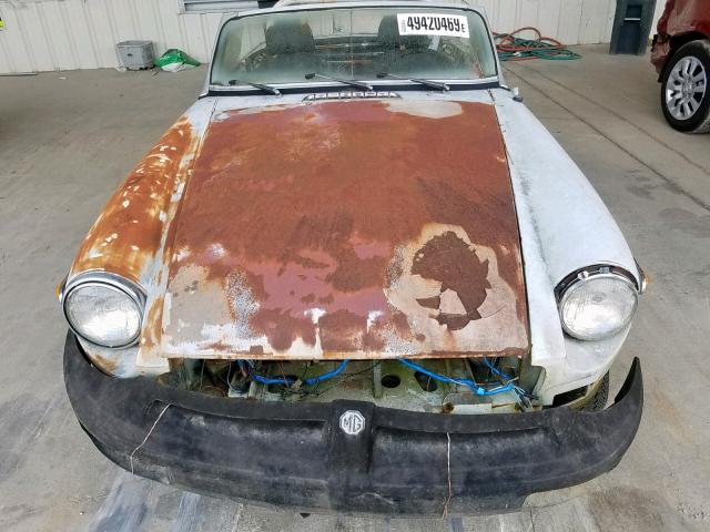 GHN5UH434772 - 1977 MGB ALL MODELS WHITE photo 9