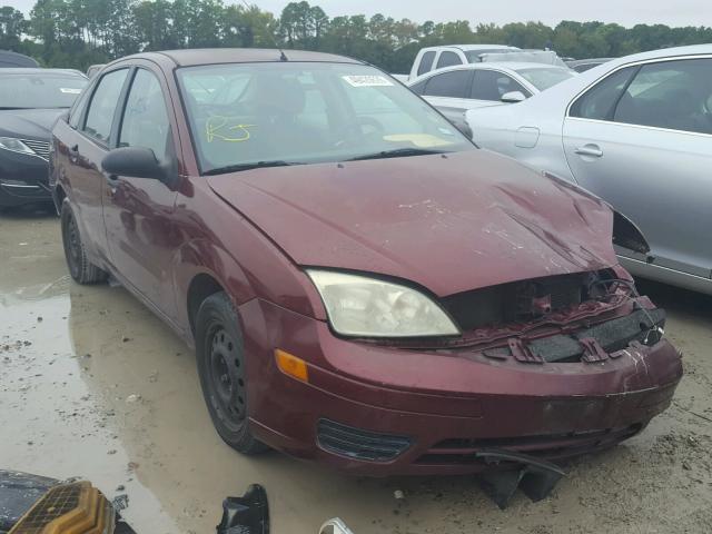 1FAFP34N37W290969 - 2007 FORD FOCUS ZX4 MAROON photo 1