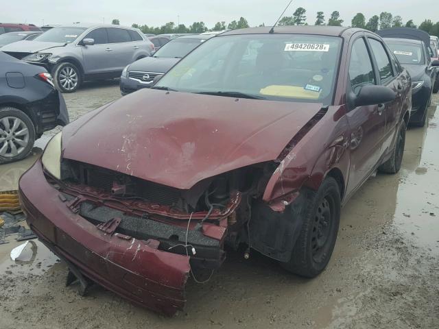 1FAFP34N37W290969 - 2007 FORD FOCUS ZX4 MAROON photo 2