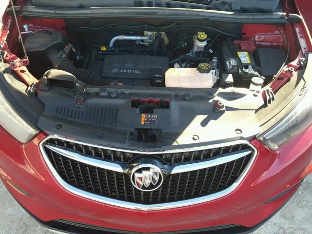 KL4CJASB1HB008682 - 2017 BUICK ENCORE PRE RED photo 7