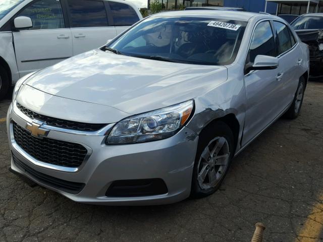 1G11C5SL4FU144046 - 2015 CHEVROLET MALIBU 1LT SILVER photo 2