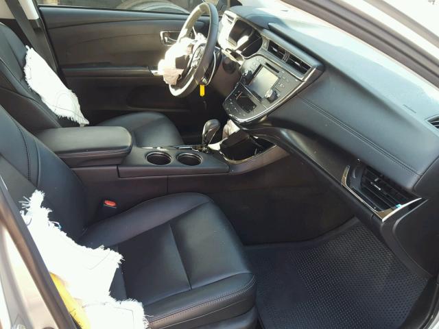 4T1BK1EB4JU286430 - 2018 TOYOTA AVALON XLE SILVER photo 5