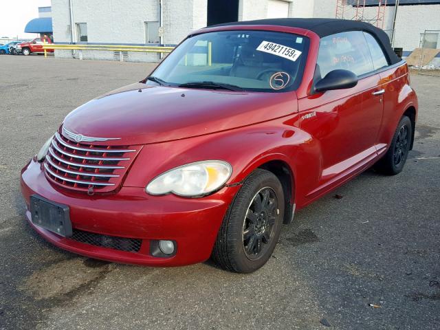 3C3HY55EX6T325333 - 2006 CHRYSLER PT CRUISER RED photo 2