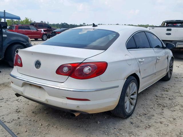 WVWGU93C49E525348 - 2009 VOLKSWAGEN CC VR6 4MO WHITE photo 4