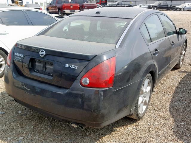 1N4BA41EX6C817898 - 2006 NISSAN MAXIMA SE BLACK photo 4