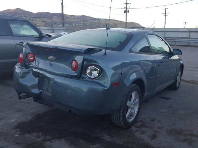 1G1AT18H697230263 - 2009 CHEVROLET COBALT LT TEAL photo 4