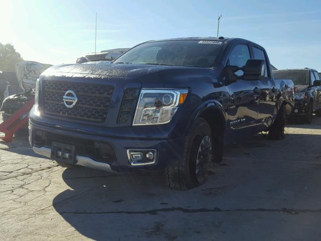 1N6AA1E57JN550969 - 2018 NISSAN TITAN SV BLUE photo 2