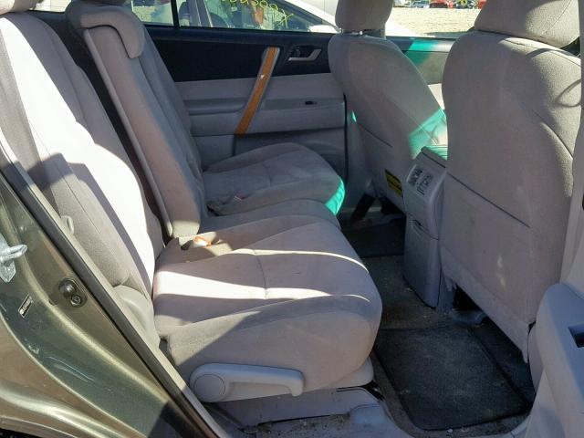 JTEEW41A282001178 - 2008 TOYOTA HIGHLANDER GREEN photo 6