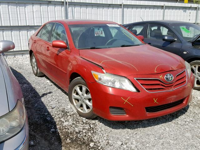 4T4BF3EK2BR093166 - 2011 TOYOTA CAMRY BASE RED photo 1