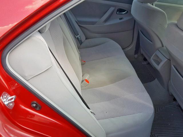 4T4BF3EK2BR093166 - 2011 TOYOTA CAMRY BASE RED photo 6