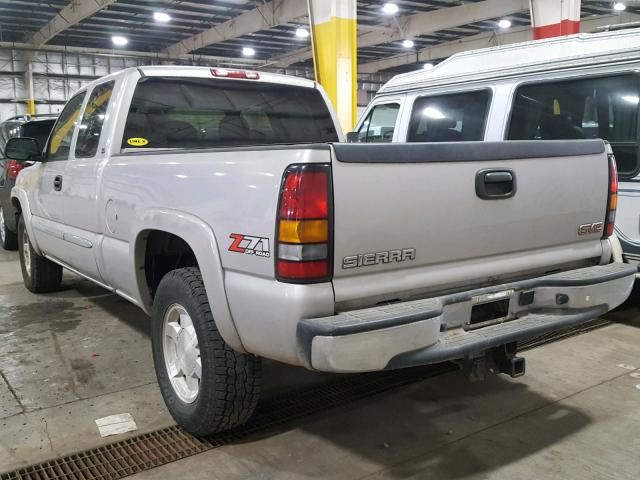 2GTEK19B951312095 - 2005 GMC NEW SIERRA SILVER photo 3