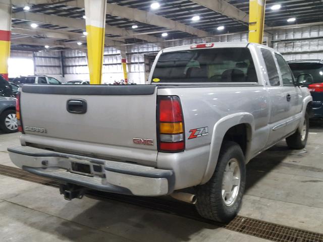 2GTEK19B951312095 - 2005 GMC NEW SIERRA SILVER photo 4