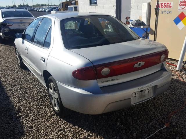 1G1JF52F547210746 - 2004 CHEVROLET CAVALIER L SILVER photo 3