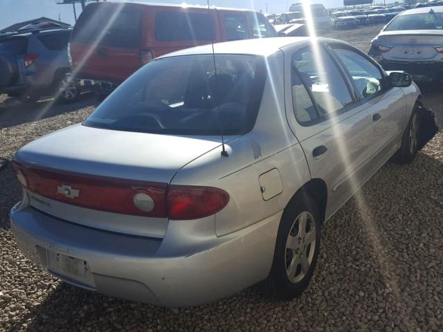 1G1JF52F547210746 - 2004 CHEVROLET CAVALIER L SILVER photo 4