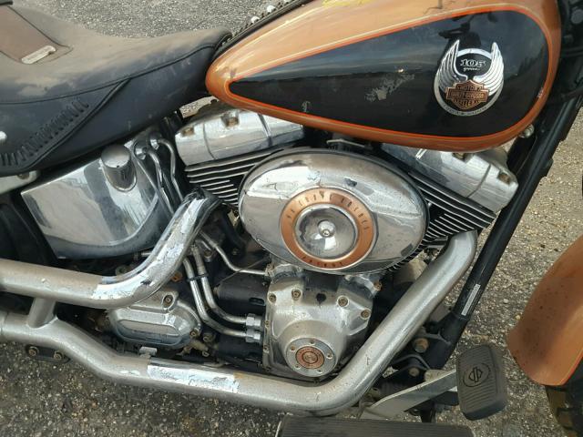 1HD1BX5468Y012135 - 2008 HARLEY-DAVIDSON FLSTF 105T ORANGE photo 7