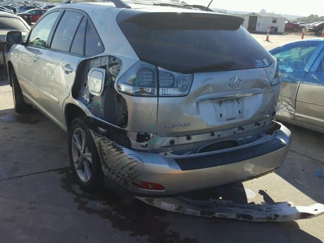 JTJGW31U260002063 - 2006 LEXUS RX 400 SILVER photo 3